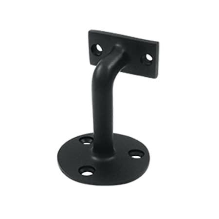 Dendesigns 3 in. Projection Hand Rail Brackets, Black - Solid DE2667142